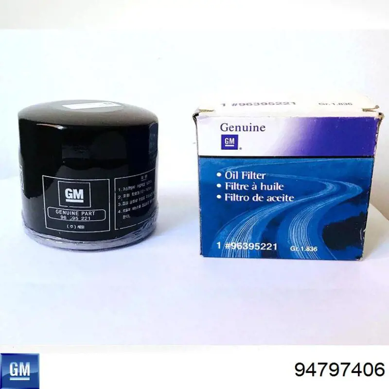 Filtr oleju General Motors 94797406 cena, od 5,25 USD