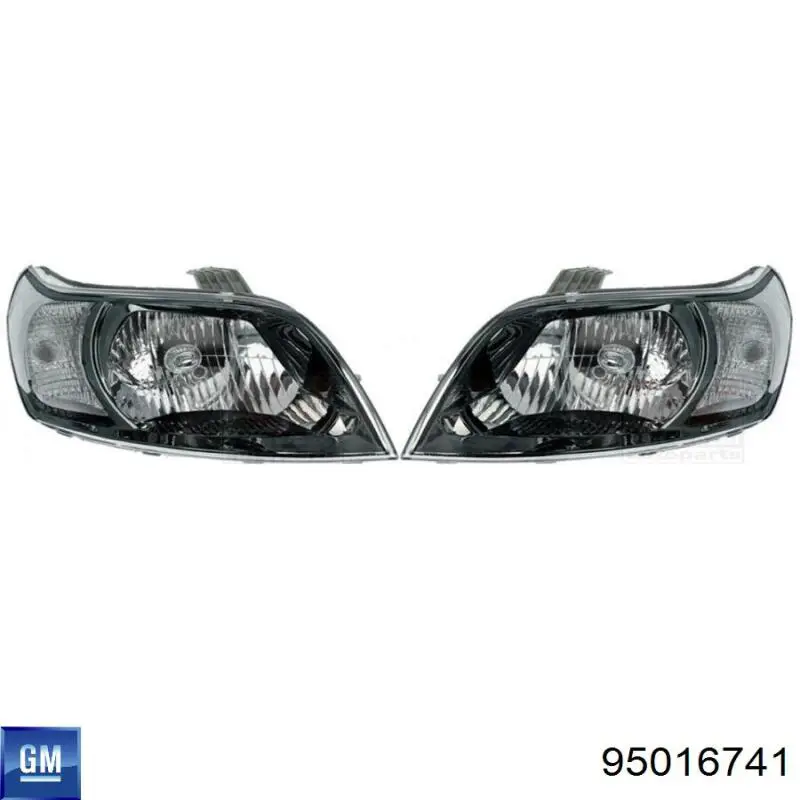Do koszyka 96995728 General Motors Reflektor prawy