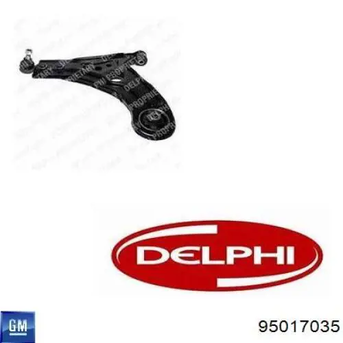 95017035 General Motors Wahacz zawieszenia przedniego dolny lewy