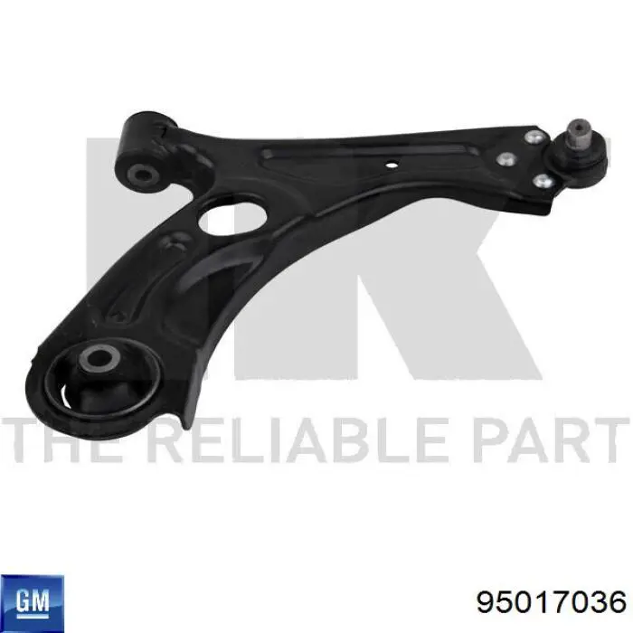 95017036 General Motors Wahacz zawieszenia przedniego dolny prawy