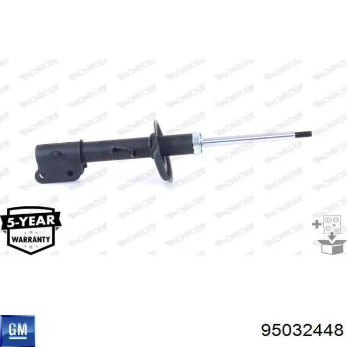 Amortyzator przedni prawy General Motors 95032448 cena, od 61,57 USD