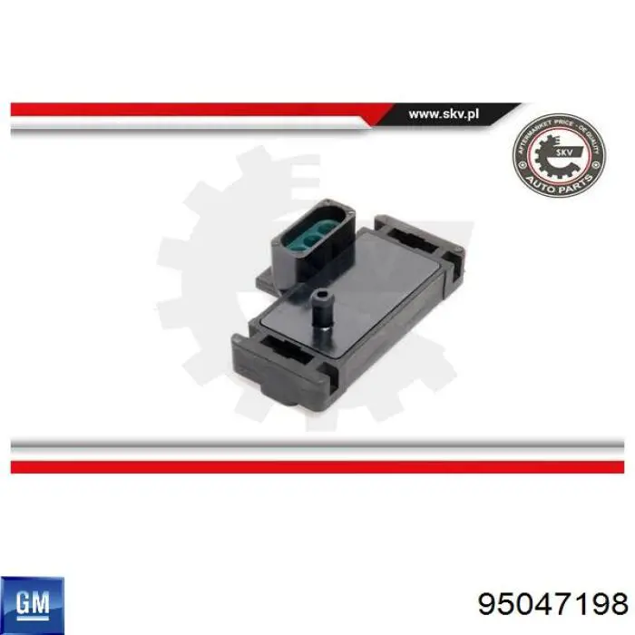 Czujnik ciśnienia w kolektorze ssącym, MAP General Motors 95047198 cena, od 135,30 USD
