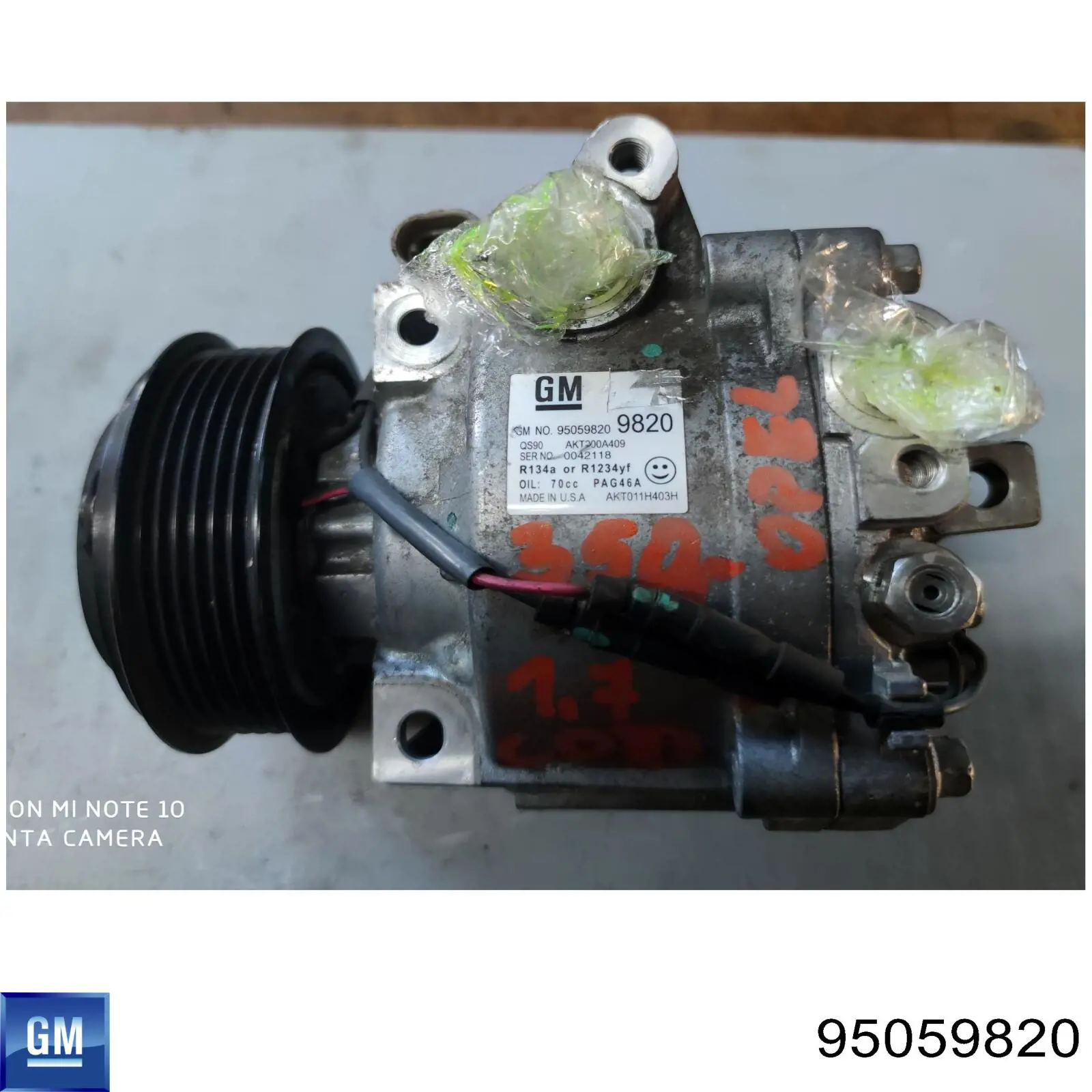 Sprężarka klimatyzacji General Motors 39060685 cena, od 212,82 USD