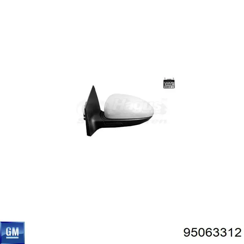 95063312 General Motors Lusterko wsteczne lewe