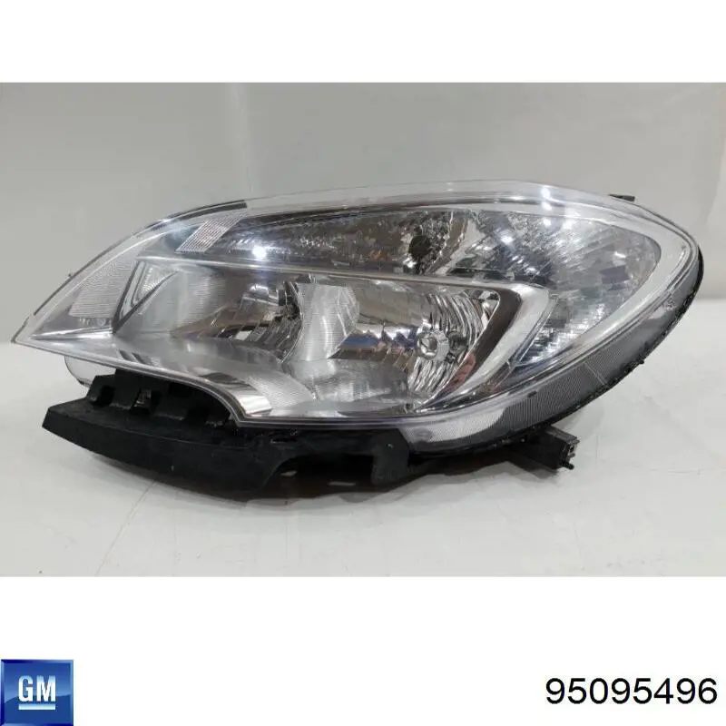 Do koszyka 95095496 General Motors Reflektor lewy