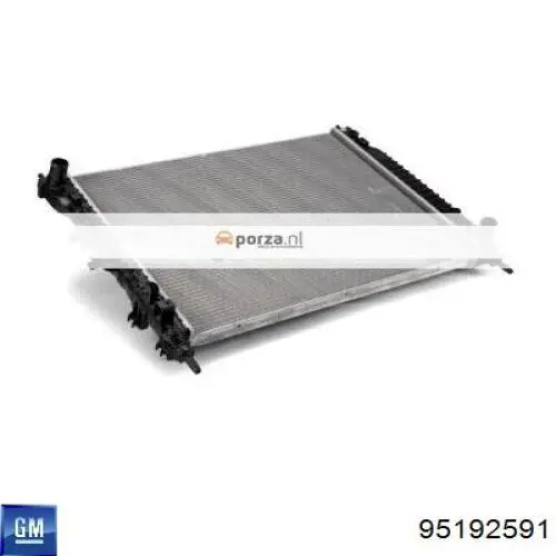 Chłodnica silnika General Motors 95192591 cena, od 280,32 USD