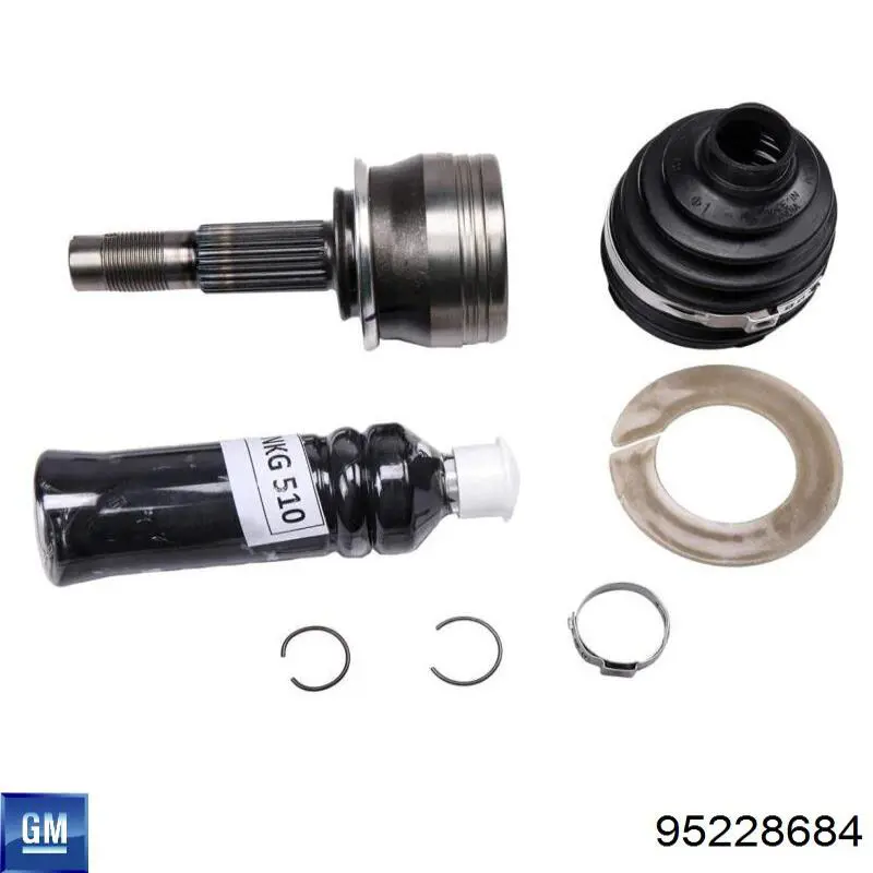Przegub homokinetyczny przedni zewnętrzny General Motors 95228684 cena, od 50,74 USD