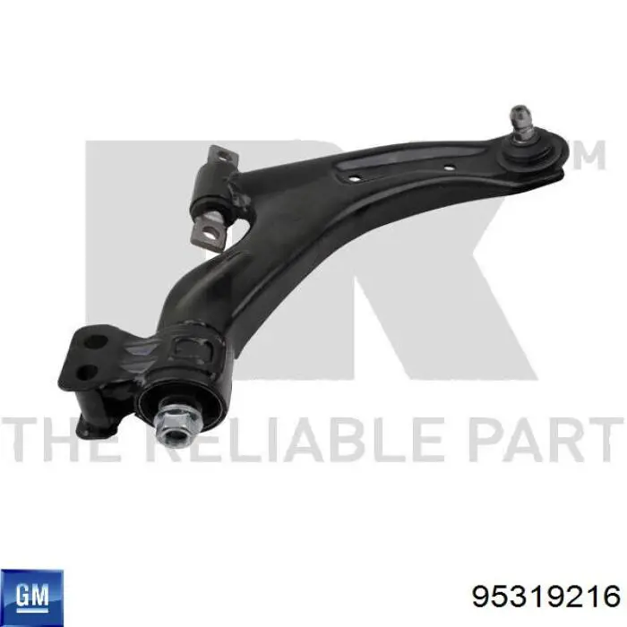 Wahacz zawieszenia przedniego dolny prawy General Motors 95319216 cena, od 85,04 USD