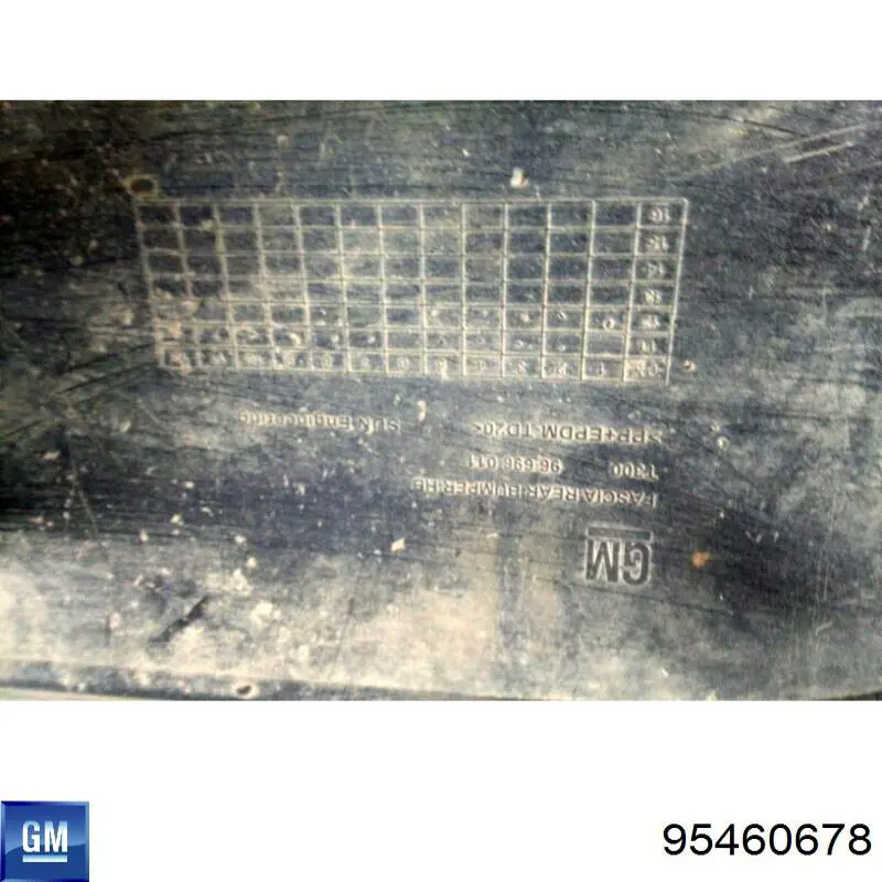 Do koszyka 95460678 General Motors Zderzak tylny