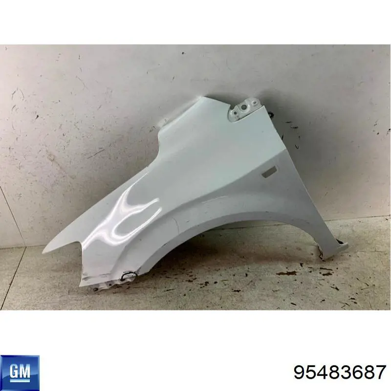 Błotnik przedni lewy General Motors 95483687 cena, od 78,43 USD