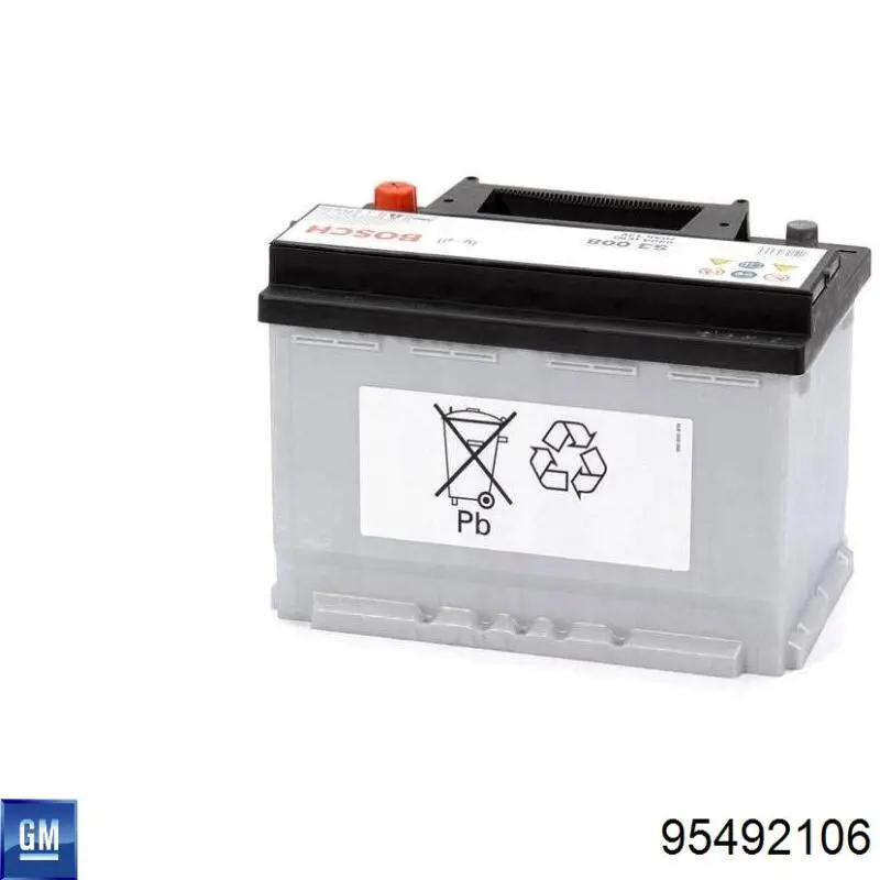 Bateria (akumulator) 95492106 General Motors