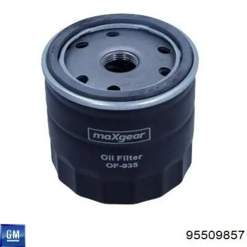 Do koszyka 95509857 General Motors Obudowa filtra oleju
