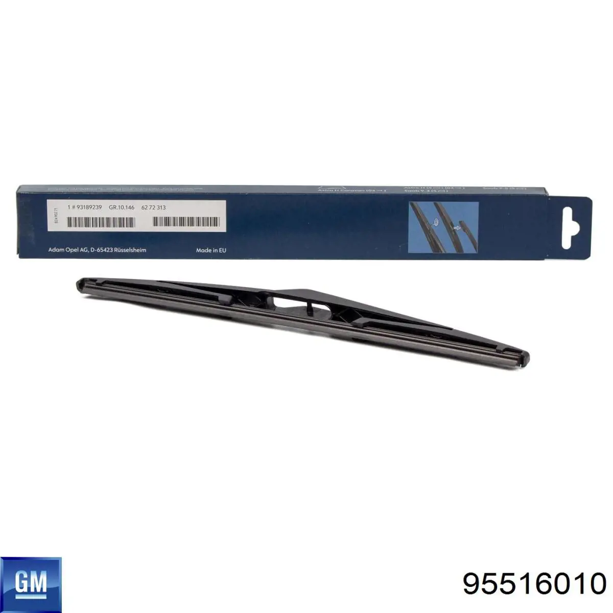 Pióro wycieraczki szyby przedniej, zestaw (2 szt.) General Motors 95516010 cena, od 22,71 USD