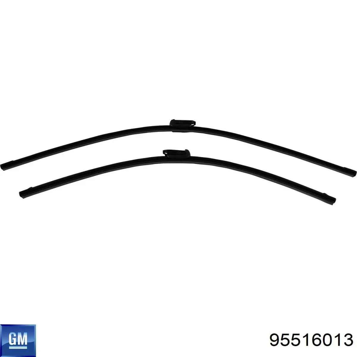 Pióro wycieraczki szyby przedniej, zestaw (2 szt.) 95516013 General Motors