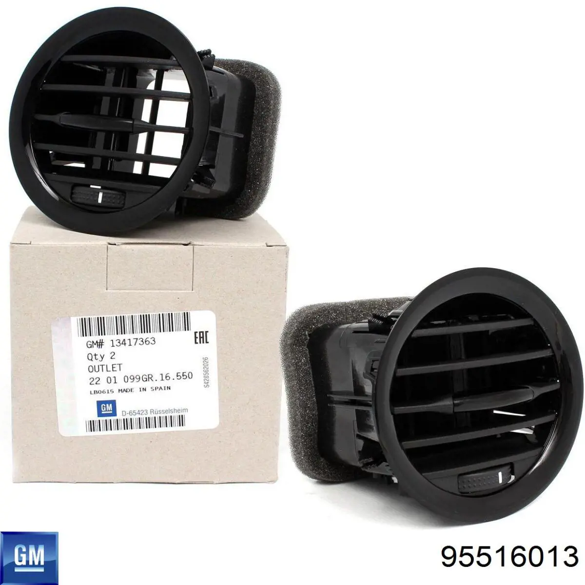 Do koszyka 95516013 General Motors Pióro wycieraczki szyby przedniej, zestaw (2 szt.)