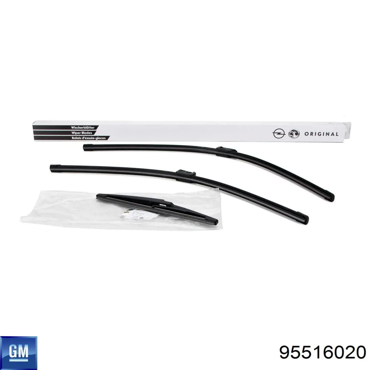 Pióro wycieraczki szyby tylnej 95516020 General Motors