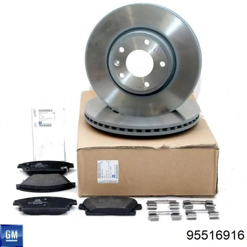 Do koszyka 95516916 General Motors Tarcza hamulcowa przednia