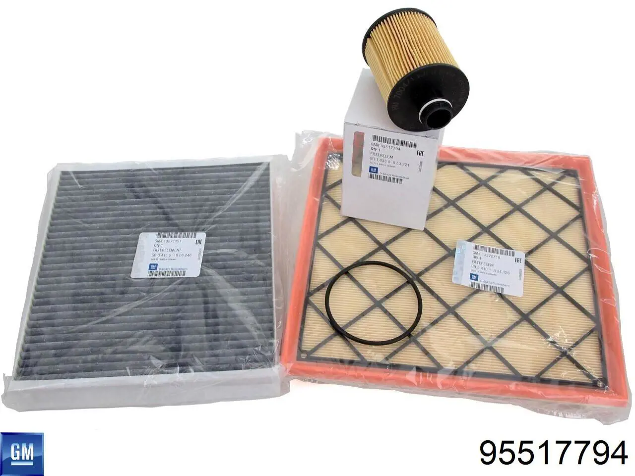 Do koszyka 95517794 General Motors Filtr oleju