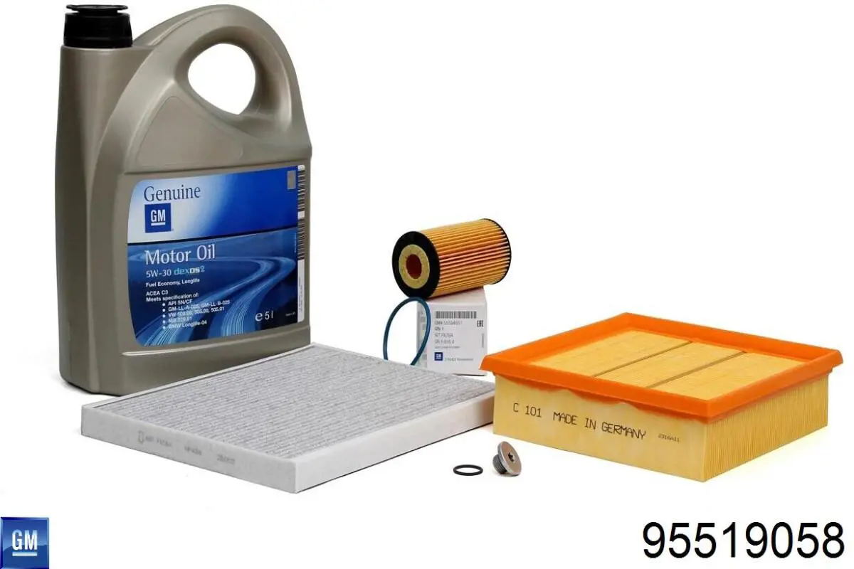 Świeca zapłonowa 95519058 General Motors