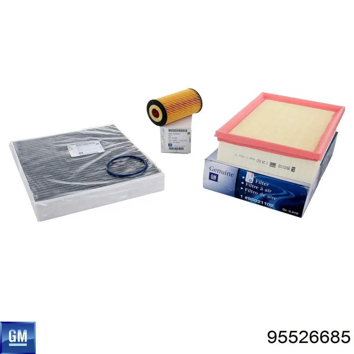 Do koszyka 95526685 General Motors Filtr oleju