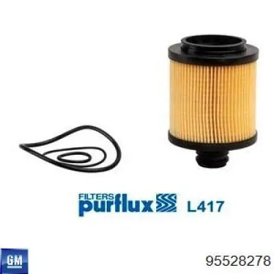 Do koszyka 95528278 General Motors Filtr oleju