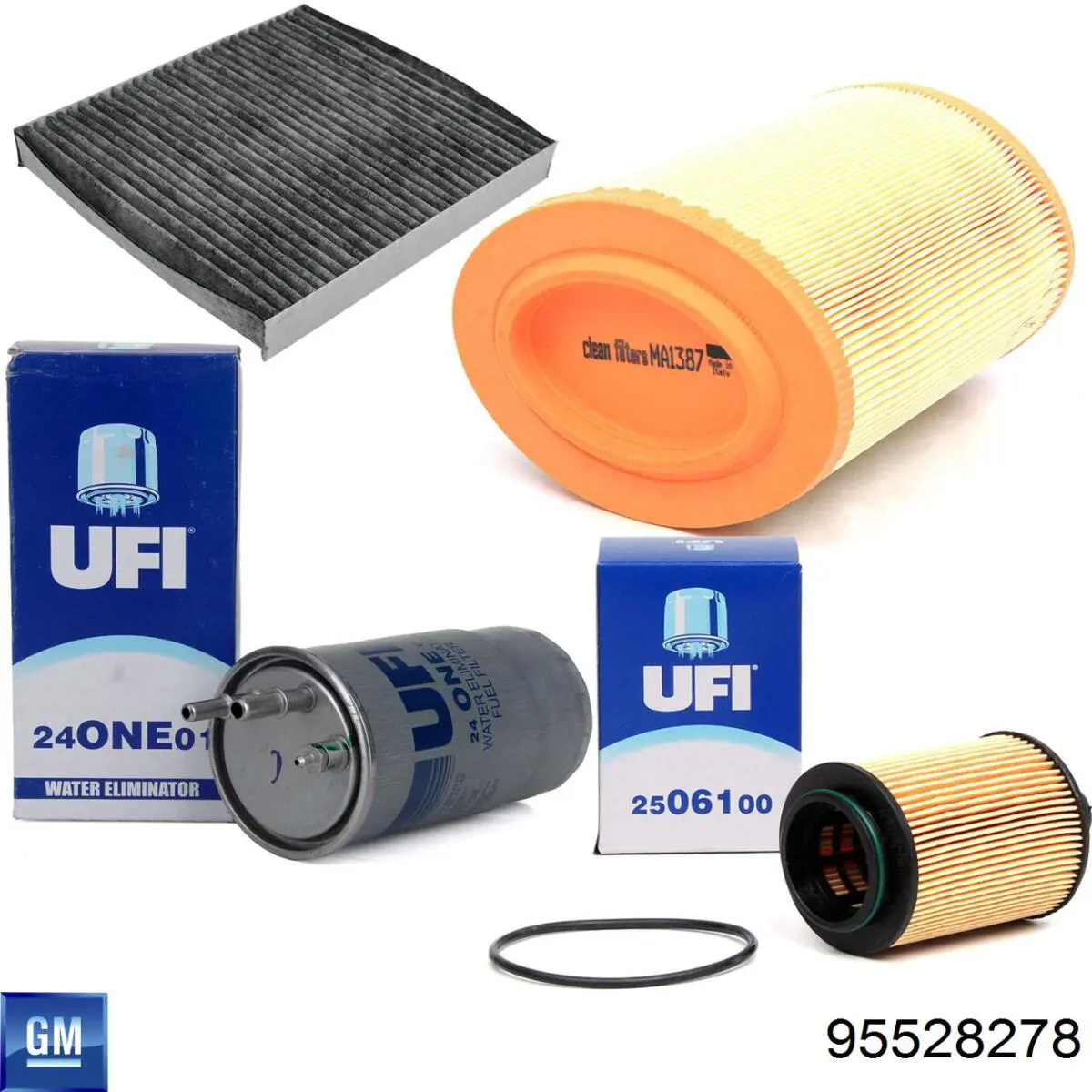 Do koszyka 95528278 General Motors Filtr oleju