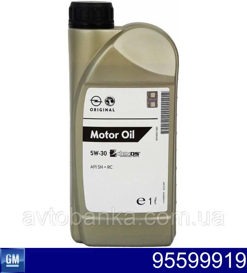 Olej do silnika General Motors 95599919 cena, od 15,93 USD