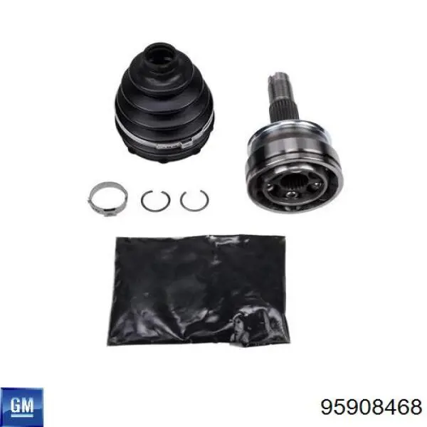 Do koszyka 95908468 General Motors Osłona przegubu homokinetycznego półosi przedniej zewnętrzna