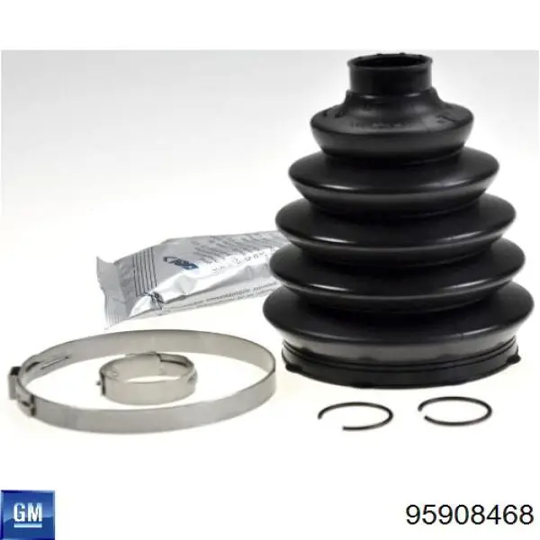 Osłona przegubu homokinetycznego półosi przedniej zewnętrzna 95908468 General Motors