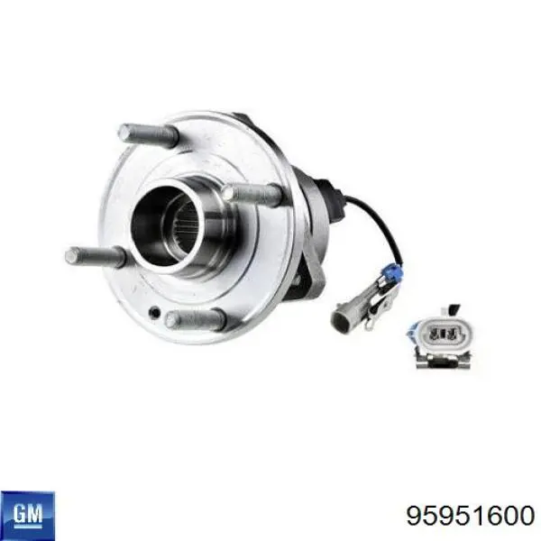 95951600 General Motors Piasta przednia
