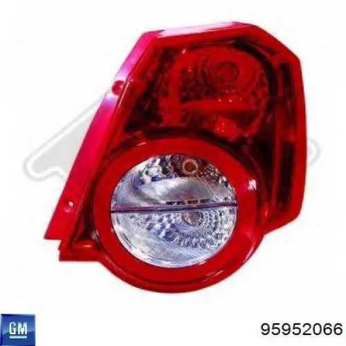 Do koszyka 95952066 General Motors Lampa zespolona tylna lewa