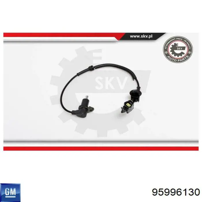 Czujnik ABS tylny prawy General Motors 95996130 cena, od 15,17 USD