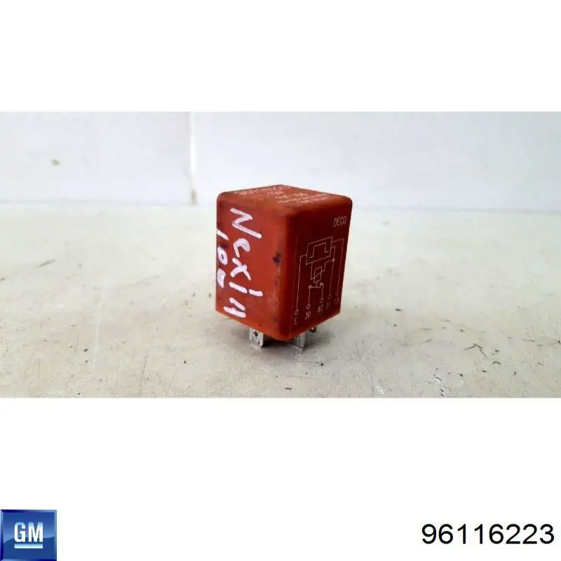 Przekaźnik ogrzewania szyby tylnej 96116223 General Motors