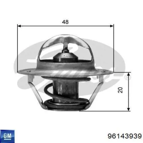 Termostat General Motors 96143939