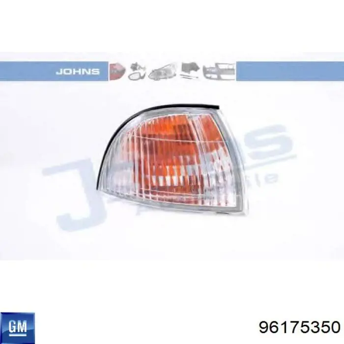 Kierunkowskaz prawy General Motors 96175350 cena, od 17,38 USD