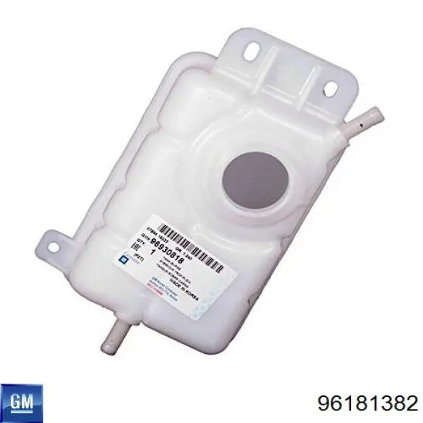 Zbiorniczek wyrównawczy układu chłodzenia General Motors 96181382 cena, od 23,32 USD