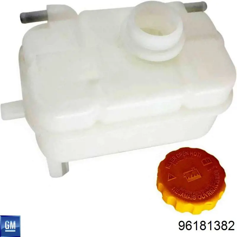 Do koszyka 96181382 General Motors Zbiorniczek wyrównawczy układu chłodzenia