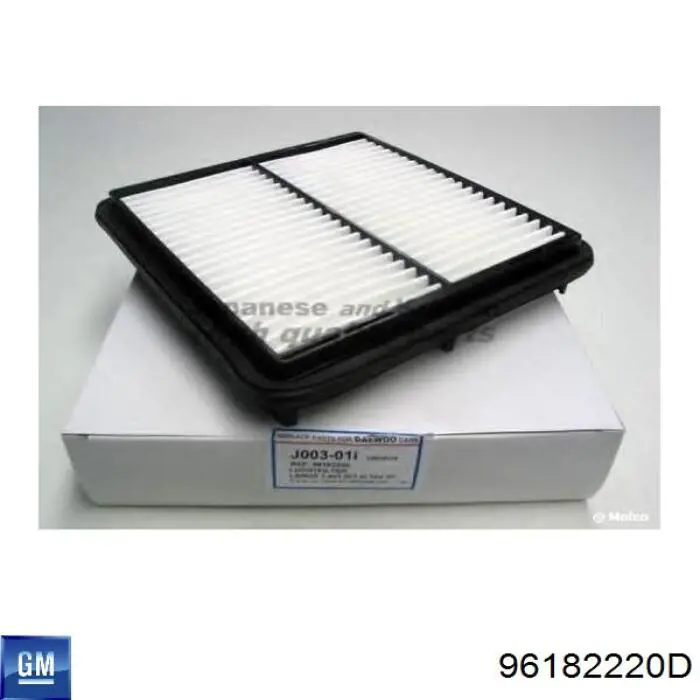 Do koszyka 96182220D General Motors Filtr powietrza