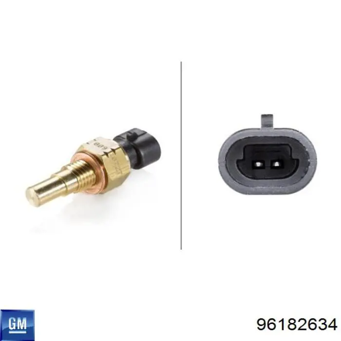 Do koszyka 96182634 General Motors Czujnik temperatury płynu chłodzącego