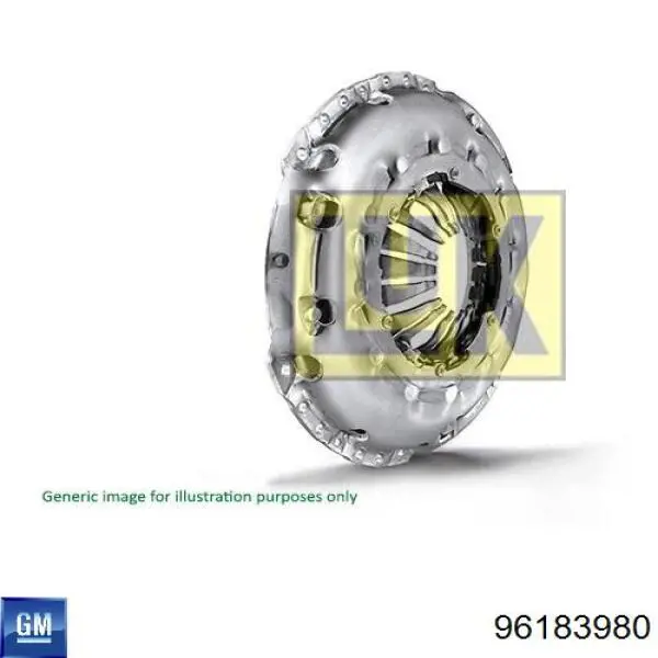 Do koszyka 96183980 General Motors Docisk sprzęgła