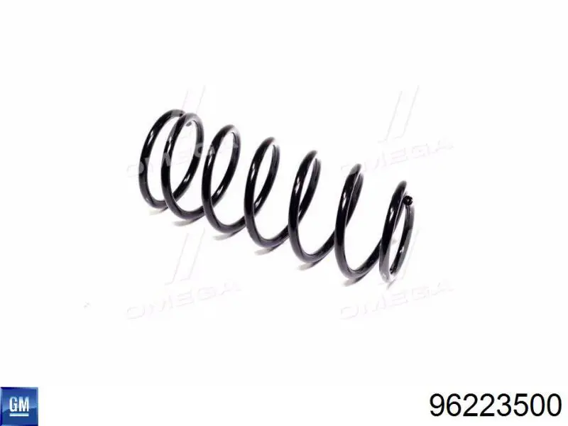 Sprężyna przednia General Motors 96223500 cena, od 25,15 USD