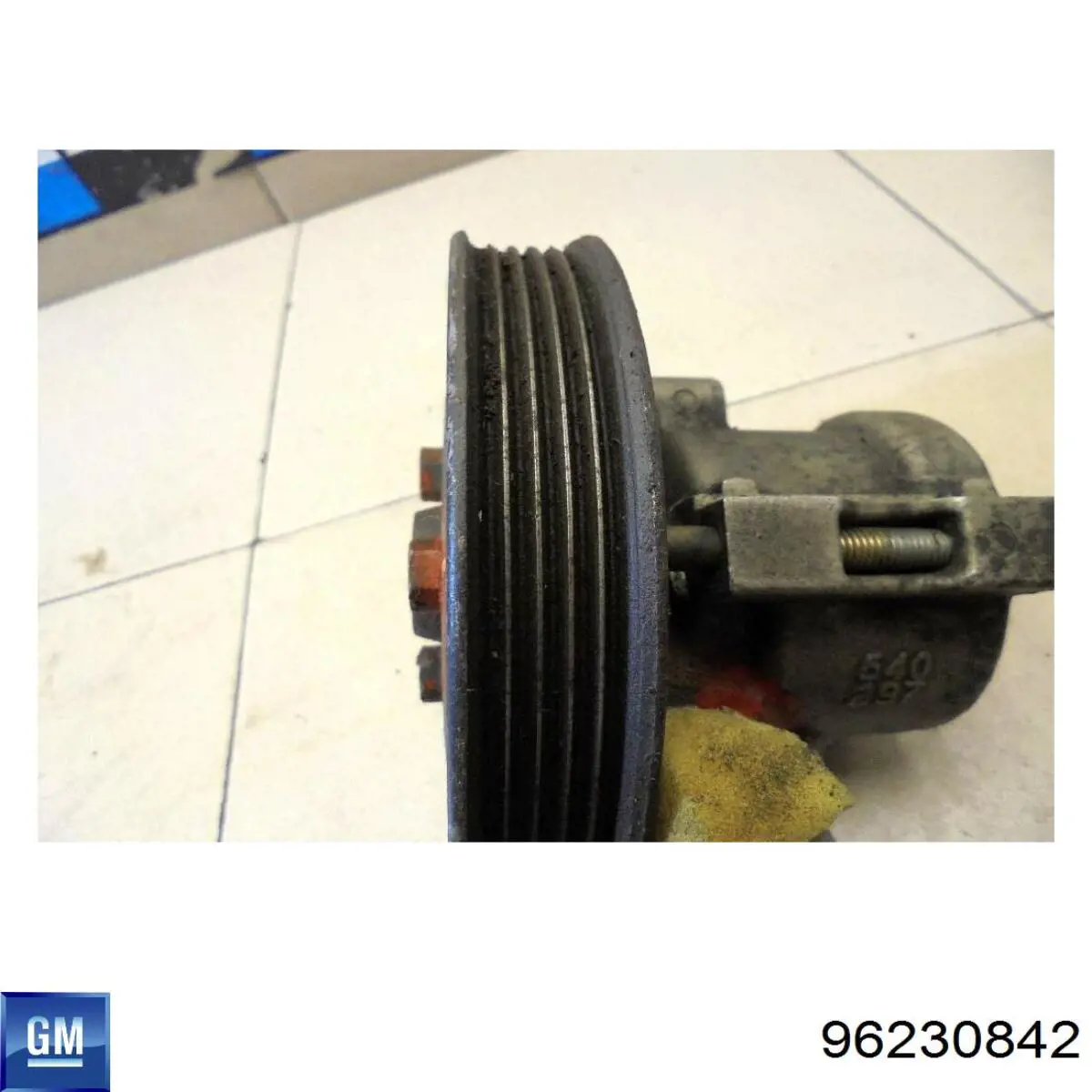 Do koszyka 96230842 General Motors Pompa wspomagania hydraulicznego kierownicy