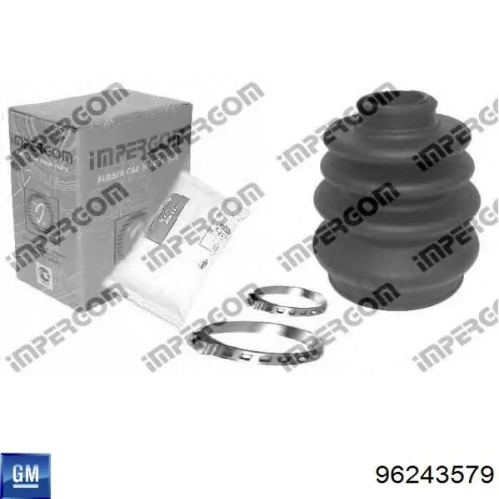 Osłona przegubu homokinetycznego półosi przedniej wewnętrzna 96243579 General Motors