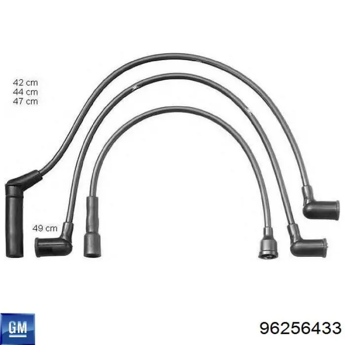 Zestaw przewodów wysokiego napięcia General Motors 96256433 cena, od 13,94 USD