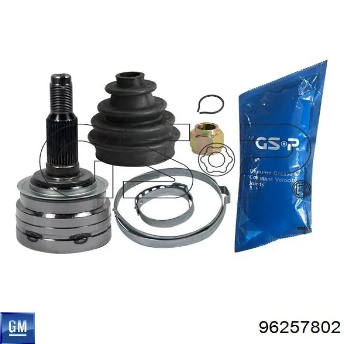 Przegub homokinetyczny przedni zewnętrzny General Motors 96257802