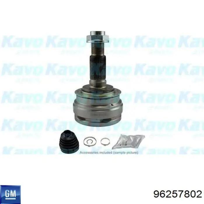 Do koszyka 96257802 General Motors Przegub homokinetyczny przedni zewnętrzny