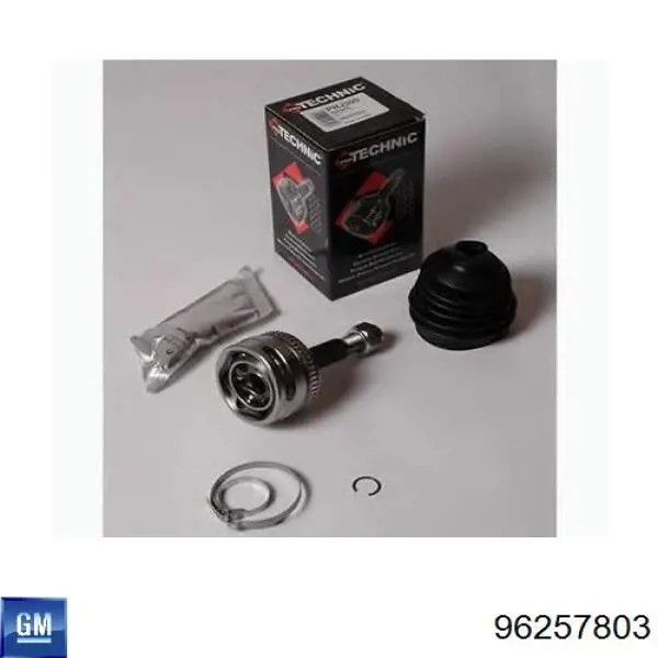 Przegub homokinetyczny przedni zewnętrzny 96257803 General Motors