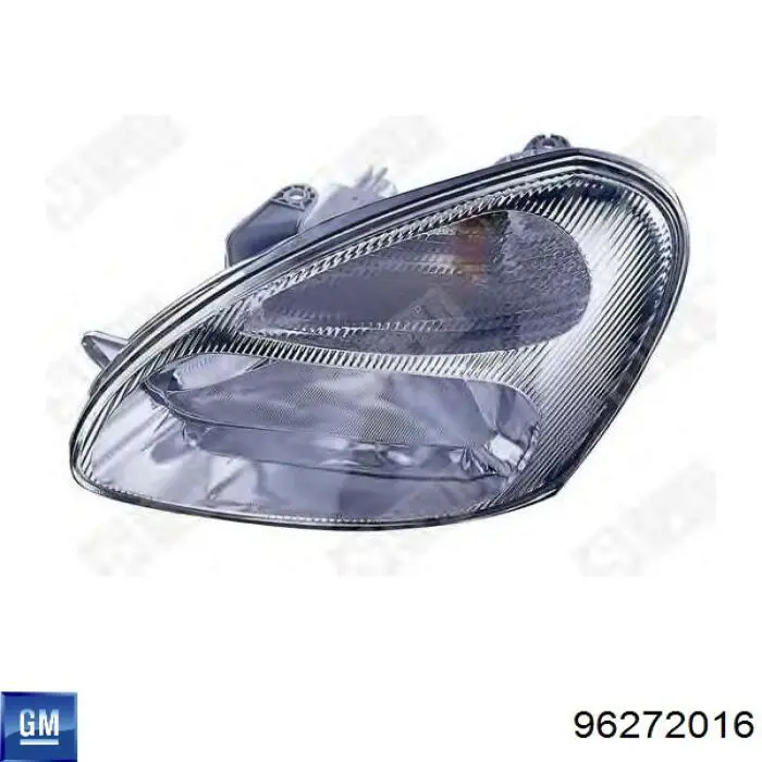 Reflektor prawy General Motors 96272016 cena, od 102,56 USD