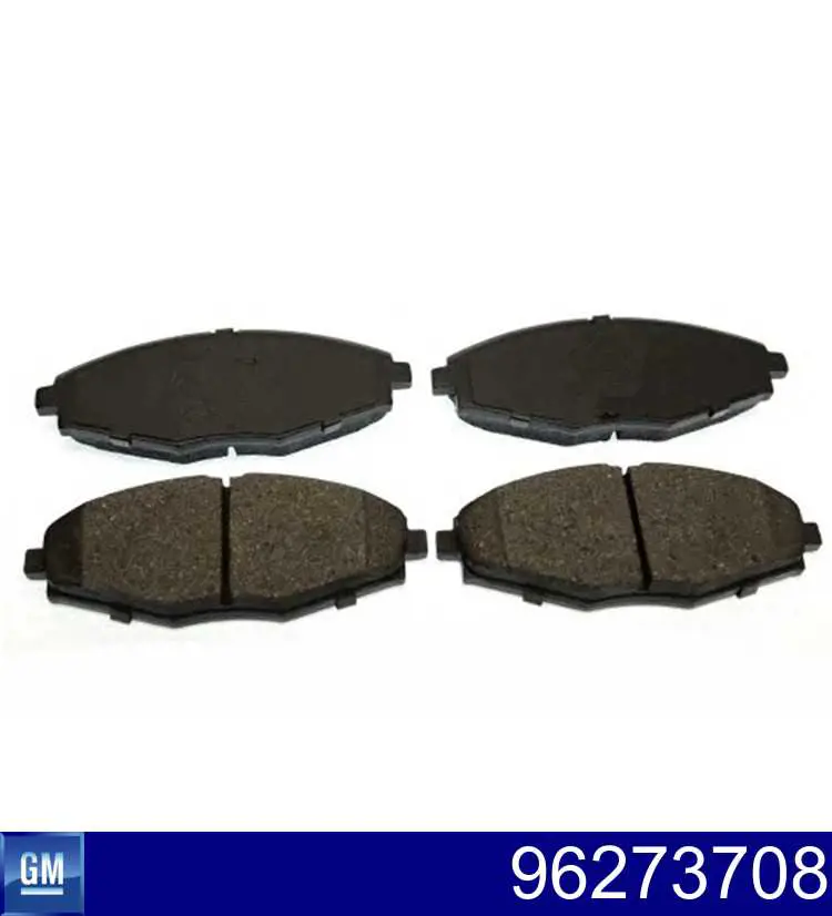 Klocki hamulcowe przednie tarczowe General Motors 96273708 cena, od 14,67 USD