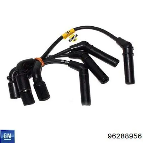 96288956 General Motors Zestaw przewodów wysokiego napięcia